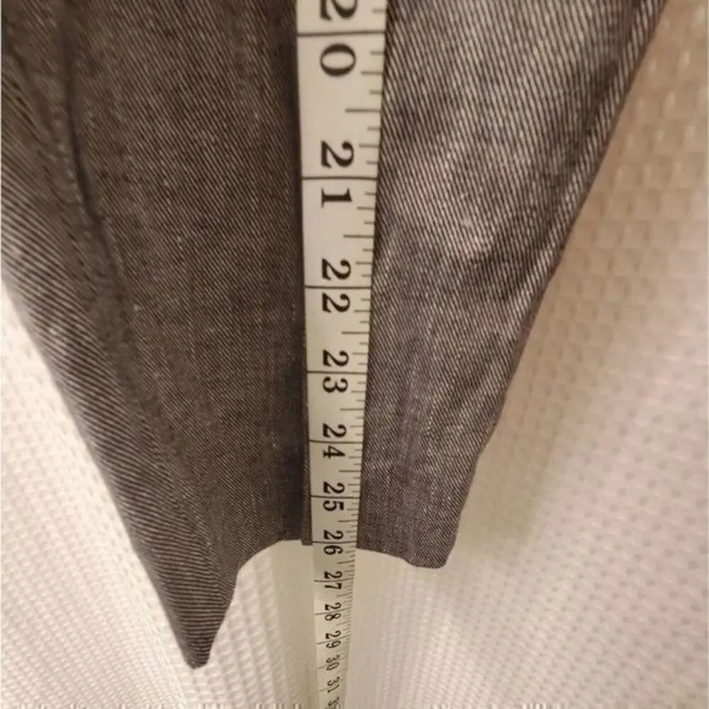 Banana Republic Avery pin striped linen straight leg pants size 2S new!!!